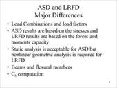 پاورپوینت General Comparison between AISC LRFD and ASD به زبان انگلیسی